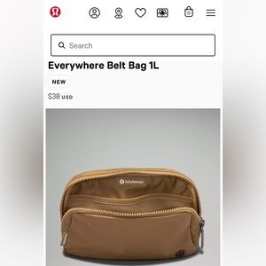 Everywhere Lululemon belt bag